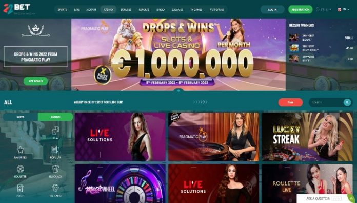22Bet Casino and some of its live dealer games